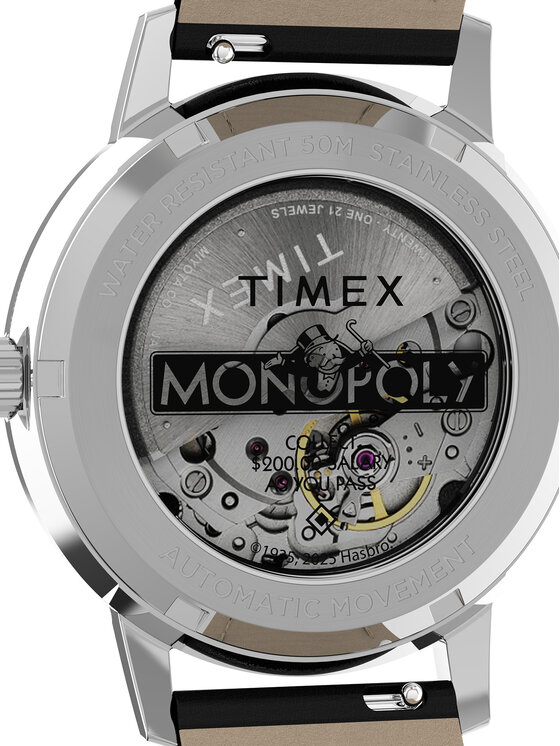 Timex Timex Ročna ura Lab Collab Automatic TW2Y46900 Črna