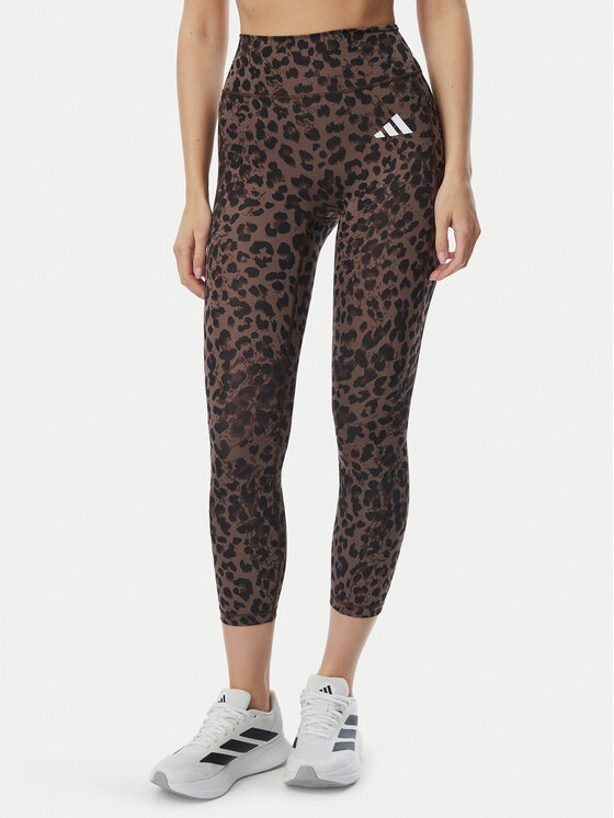 adidas Клин Optime Essentials 3-Stripes KZ2520 Кафяв Slim Fit