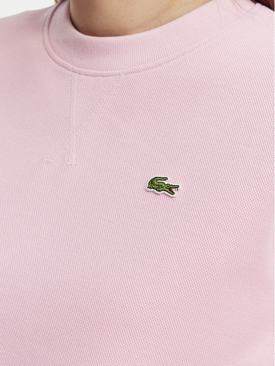 Lacoste Lacoste Μπλούζα SF5245 Ανοιχτό ροζ Relaxed Fit