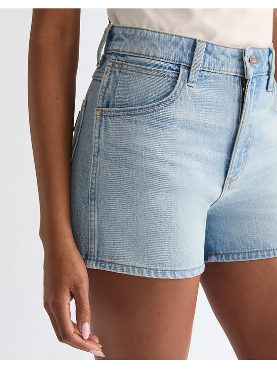 Wrangler Wrangler Szorty jeansowe COWBOY SHORT 3 INCH Niebieski Regular Fit