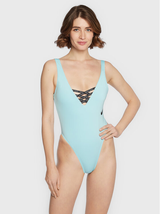 Nike Costum de baie Sneakerkini NESSC254 Albastru celest
