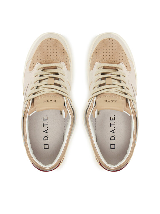 D.A.T.E. D.A.T.E. Sneakersy Torneo Shiny W431-TO-SH Écru