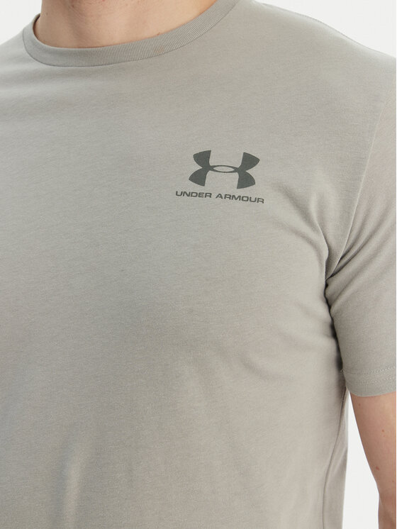 Under Armour Under Armour Póló Left Chest Logo SS 1326799 Szürke Loose Fit