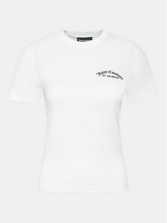 Juicy Couture Juicy Couture T-Shirt Hayle JCRC122006 Biały Regular Fit