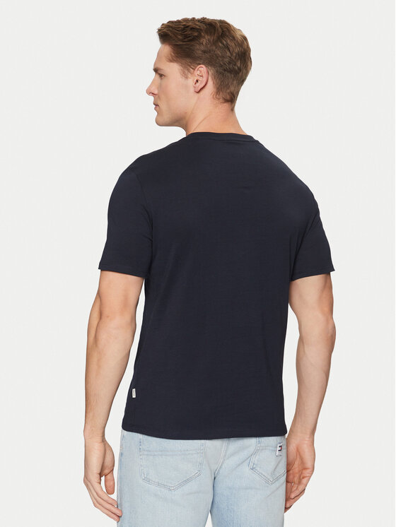 Guess Jeans Guess Jeans T-shirt M5RI80 K8HM0 Tamnoplava Slim Fit