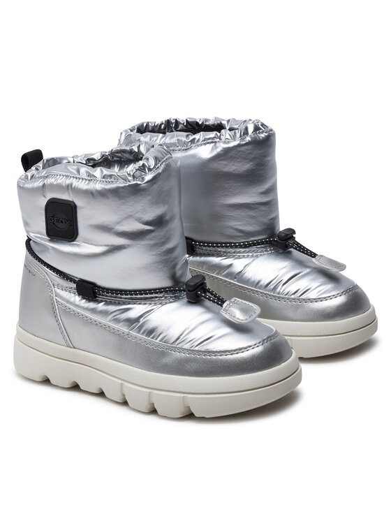 Geox Geox Čizme za snijeg J WILLABOOM GIRL B A J46HWE 0LVNF C0474 M Srebrna