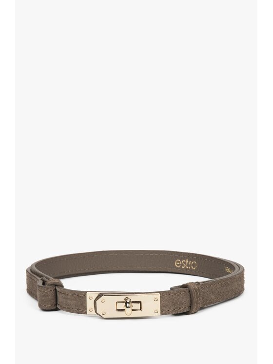 Estro Estro Ζώνη Γυναικεία ER00118657 Γκρι