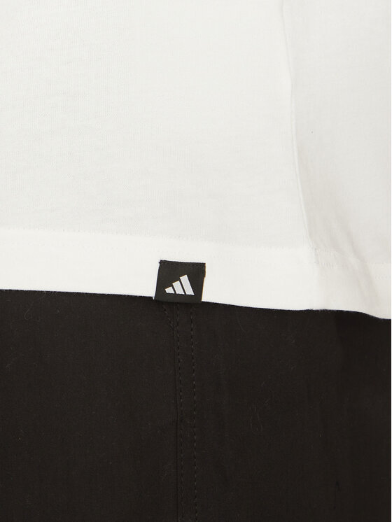 adidas adidas T-Shirt Lounge Still Life Lemons Graphic JJ3959 Biały Regular Fit