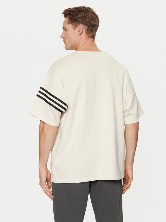 adidas T-shirt Neuclassics JC9933 Écru Regular Fit | Modivo.it