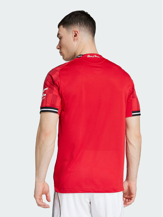 adidas adidas Koszulka techniczna Manchester United Czerwony Slim Fit