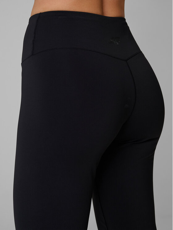 4F 4F Legginsy BASIC+ Czarny Slim Fit