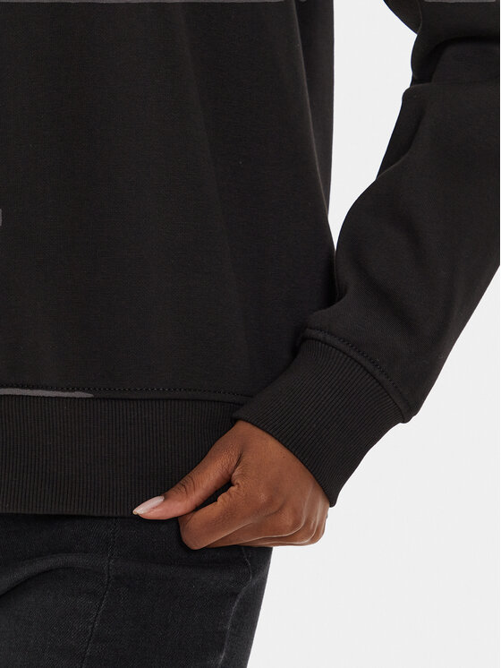 Calvin Klein Jeans Calvin Klein Jeans Džemperis Faded Monologo J20J223537 Juoda Regular Fit