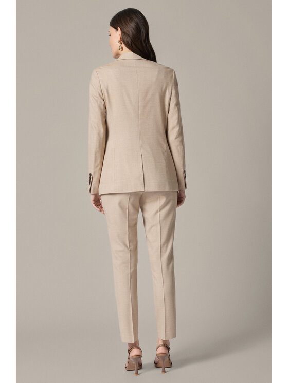 Lancerto Lancerto Marynarka Stradella MA131126000035 Beżowy Regular Fit