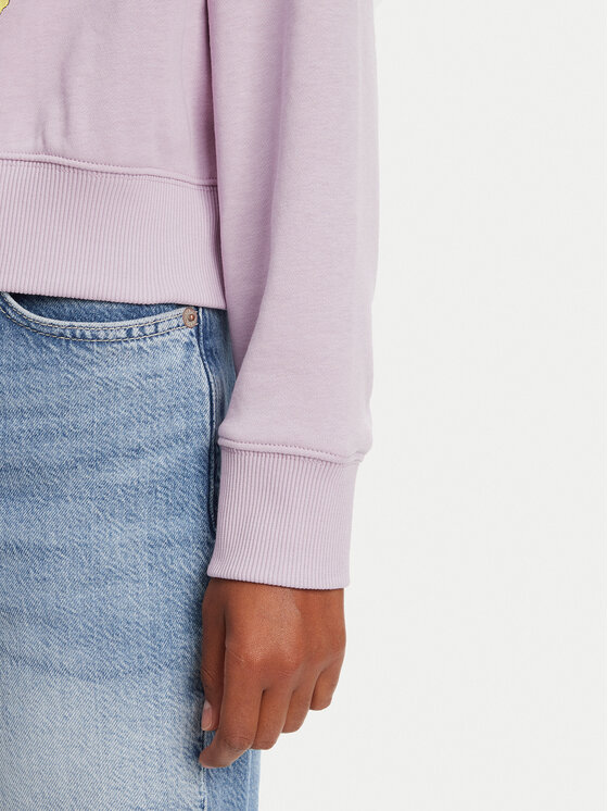 Billabong Billabong Mikina All Time EBJFT00146 Fialová Boxy Fit