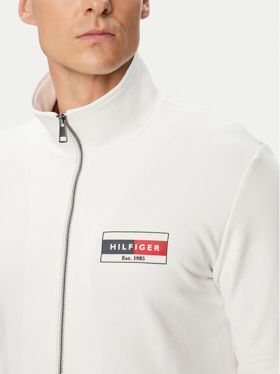 Tommy Hilfiger Tommy Hilfiger Hanorac Brand Love MW0MW44941 Alb Regular Fit