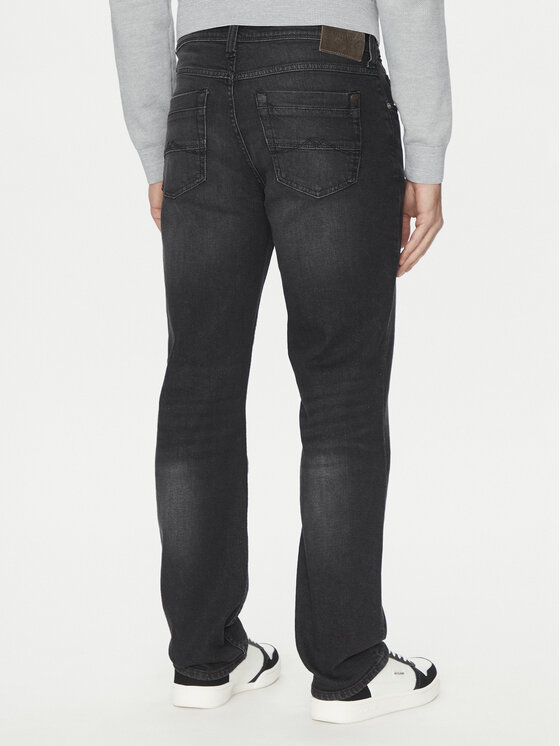 Mustang Mustang Jeans hlače Washington 1016334 Črna Straight Fit