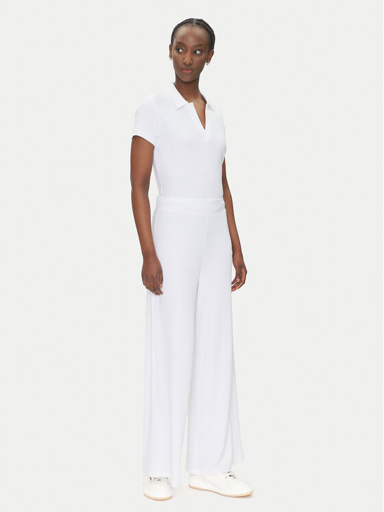 EA7 Emporio Armani EA7 Emporio Armani Pantaloni di tessuto 7W000165 AF12654 U0002 Bianco Regular Fit