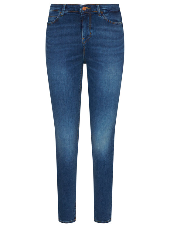 Guess Guess Дънки Skinny Fit 1981 W0YA46 D4484 Тъмносин Skinny Fit