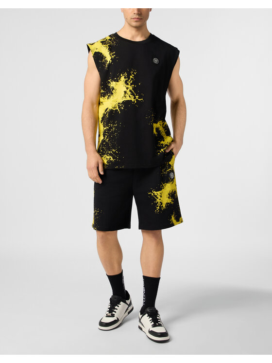 Plein Sport Plein Sport Tank top 28361 Czarny Regular Fit