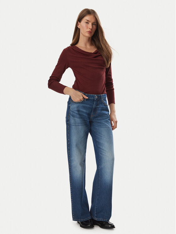 Guess Guess Джинси W6YA3W D1356 Голубий Wide Leg