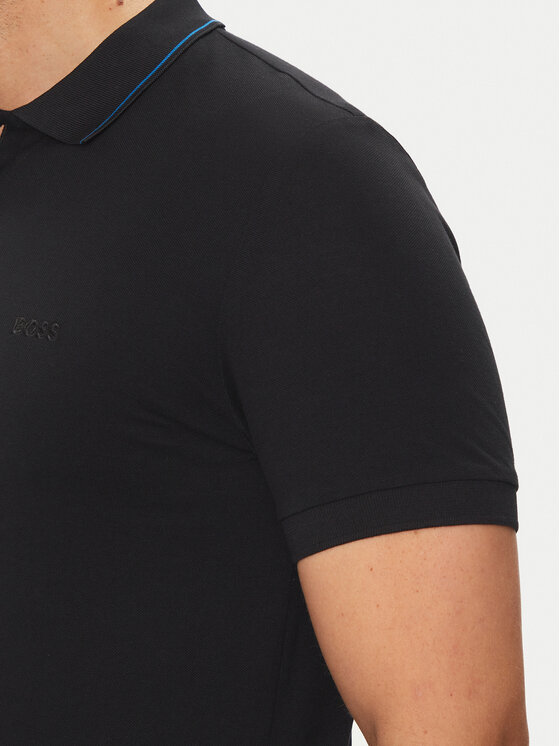 BOSS Boss Polo Paule 4 50506195 Crna Slim Fit