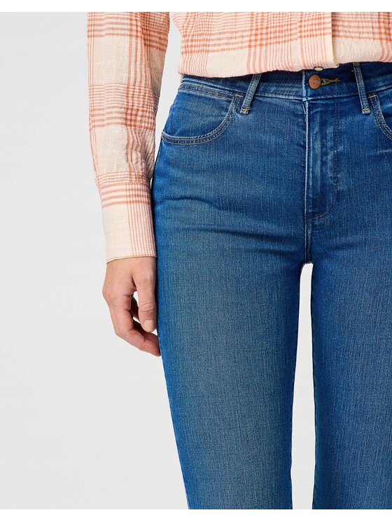 Wrangler Wrangler Jeansy Slim 610 Niebieski Slim Fit