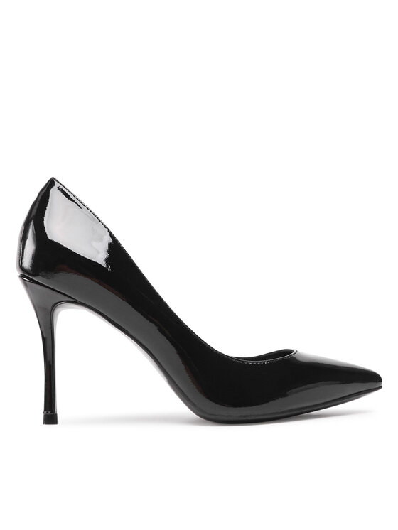 Pantofi cu toc subțire Gino Rossi V258-02 Negru
