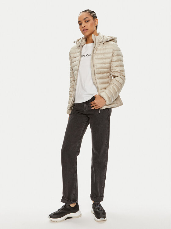 Calvin Klein Calvin Klein Átmeneti kabát K20K207108 Bézs Slim Fit