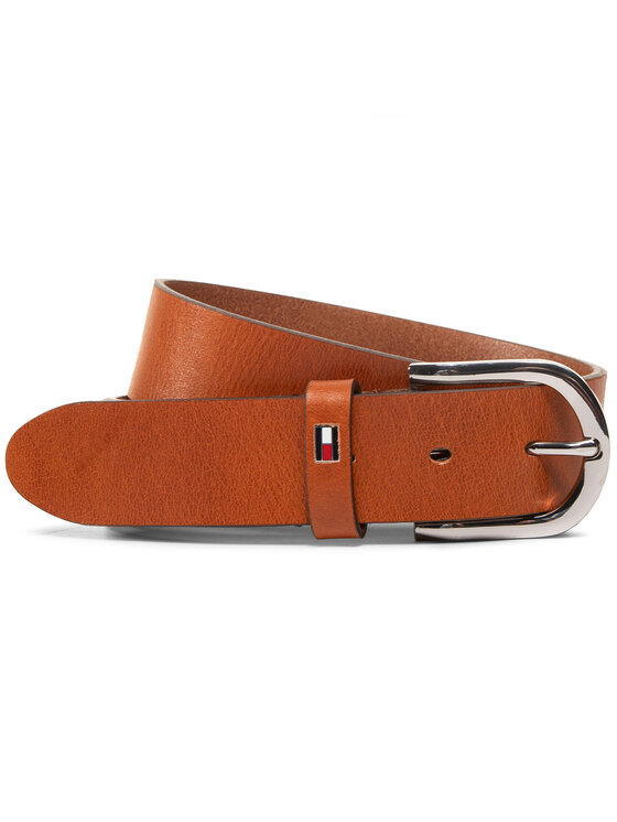 Tommy Hilfiger Tommy Hilfiger Ženski pas New Danny Belt WW0WW11590 Rjava