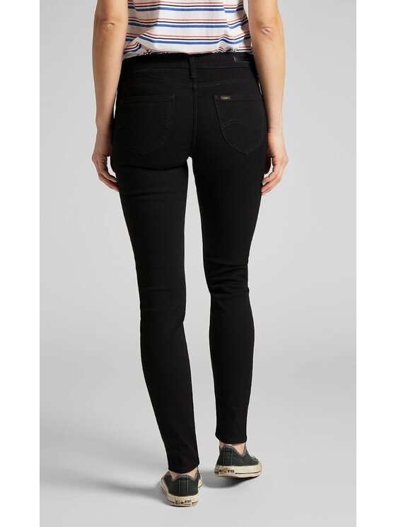 Lee Lee Jeansy Scarlett Czarny Skinny Fit