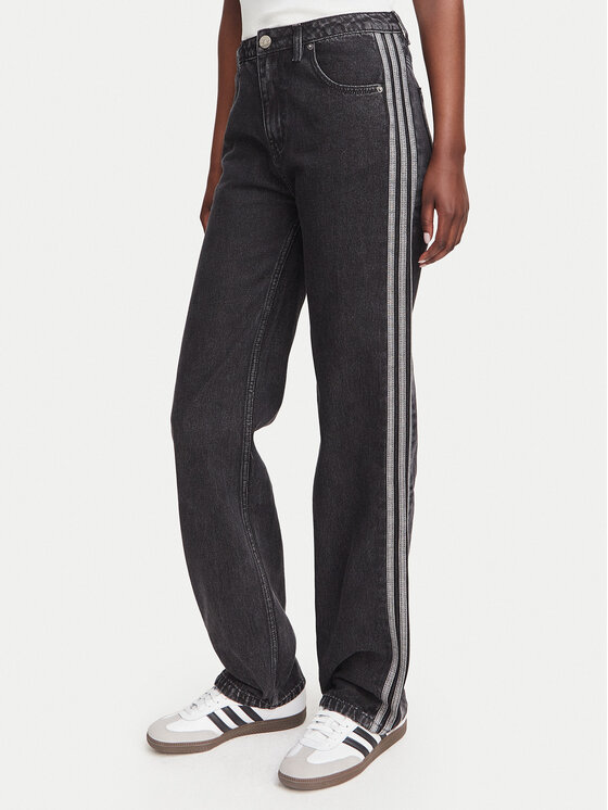 adidas Blugi Firebird KQ6488 Negru Regular Fit