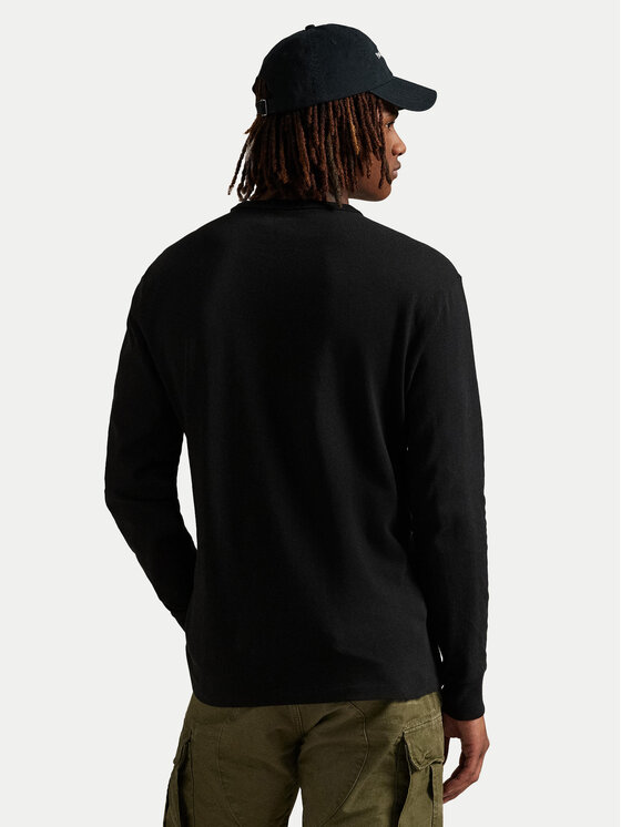 Polo Ralph Lauren Polo Ralph Lauren S dlouhým rukávem 710970697001 Černá Classic Fit