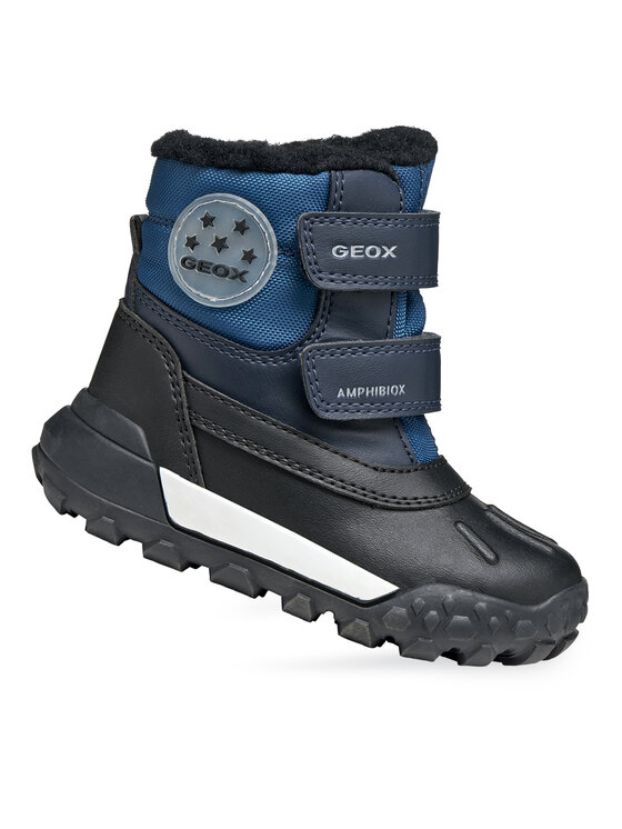 Geox Geox Cizme de zăpadă B Trekkyup Boy B Abx B566LI 054FU C4585 M Negru
