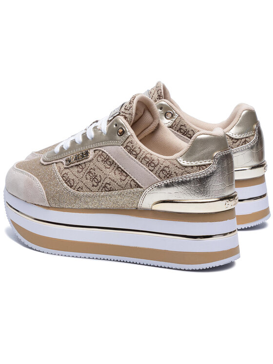 Guess Guess Sneakersy Hansin2 FL5HNS FAL12 Złoty