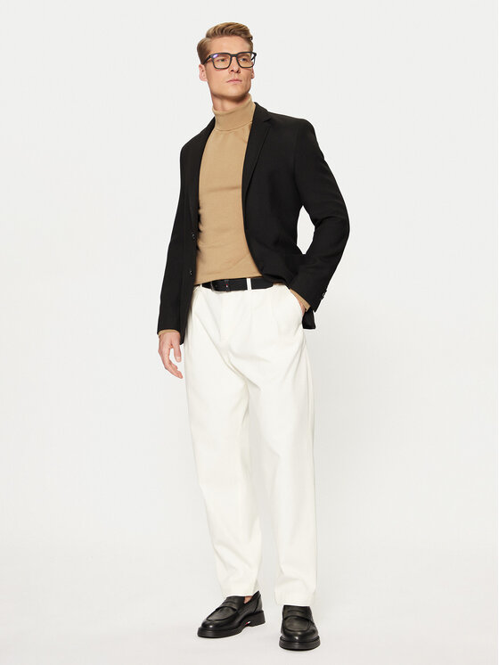 Tommy Hilfiger Tommy Hilfiger Chino nohavice MW0MW37733 Biela Regular Fit