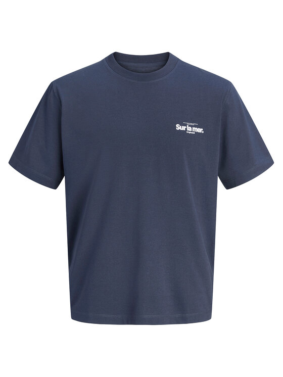 Jack & Jones Jack & Jones T-shirt Riviera 12295161 Tamnoplava Relaxed Fit