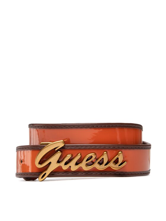 Guess Sieviešu josta Magali Belt W3RZ03 WF7Q0 Oranžs