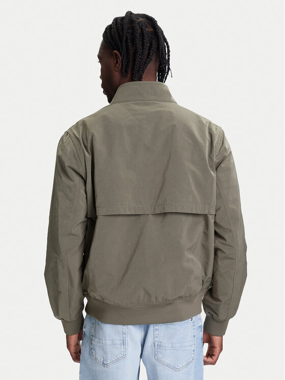 Tommy Hilfiger Tommy Hilfiger Μπόμπερ μπουφάν Harrington MW0MW39637 Πράσινο Regular Fit