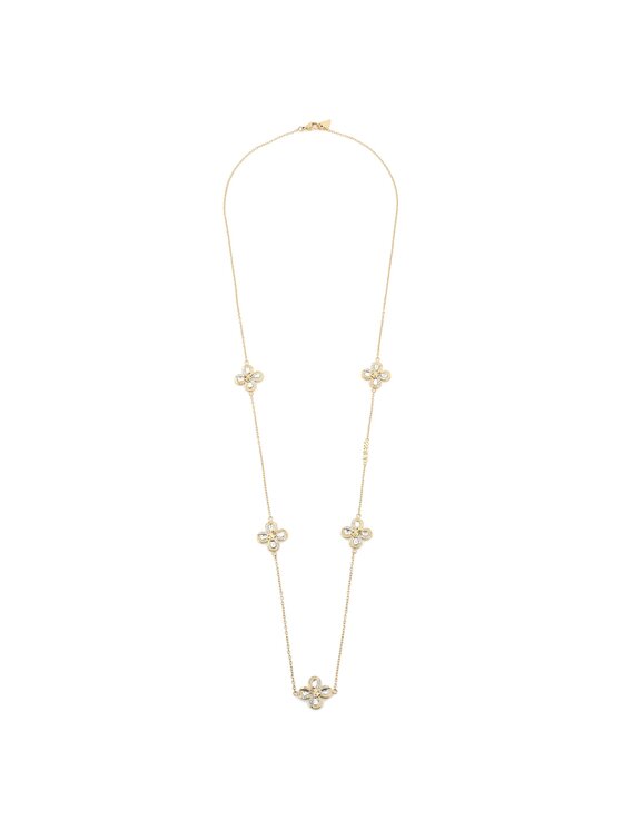 Guess Колие Amazing Blossom JUBN03 053JW Позлатено с жълто злато