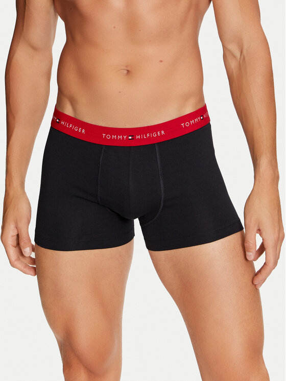Tommy Hilfiger Tommy Hilfiger Set od 3 para bokserica UM0UM02763 Crna