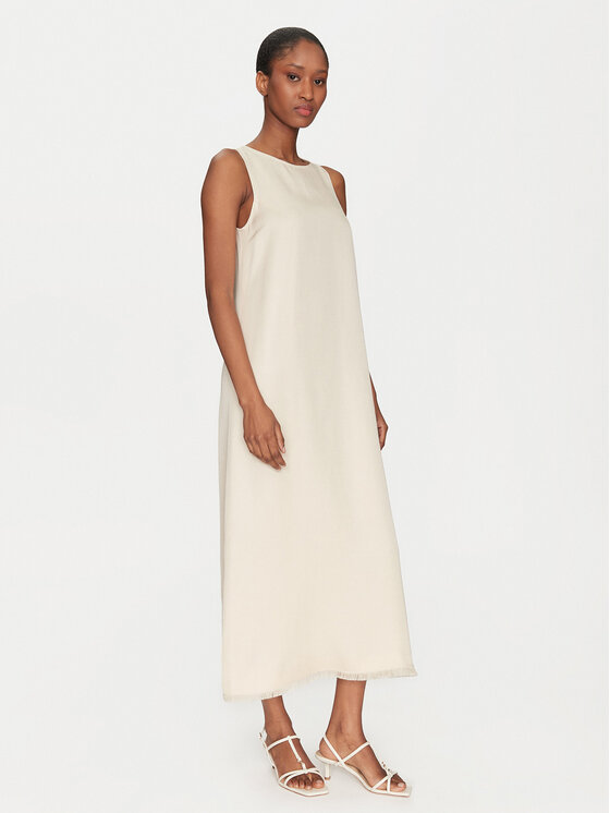 Marella Marella Vasarinė suknelė Jumcos 2515221111 Smėlio Regular Fit