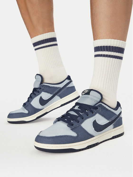Nike Nike Sneakersy Dunk Low Retro SE HF3141 400 Niebieski
