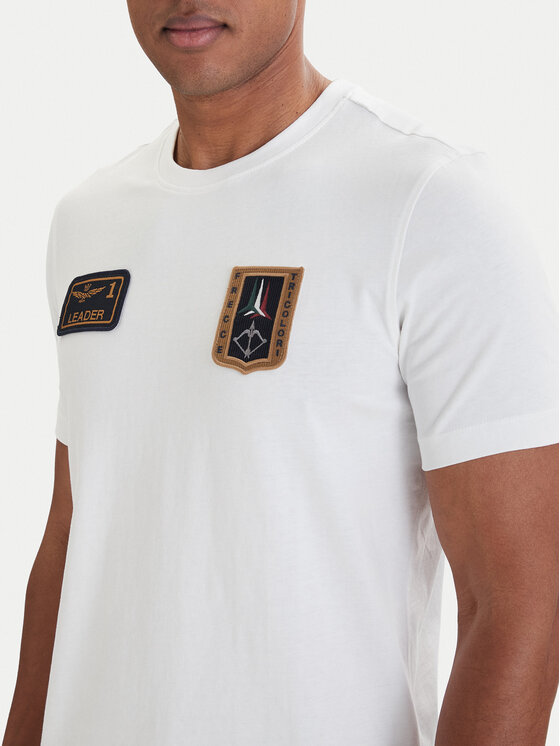 Aeronautica Militare Aeronautica Militare Tricou 261TS2544UJ00592 Alb Regular Fit