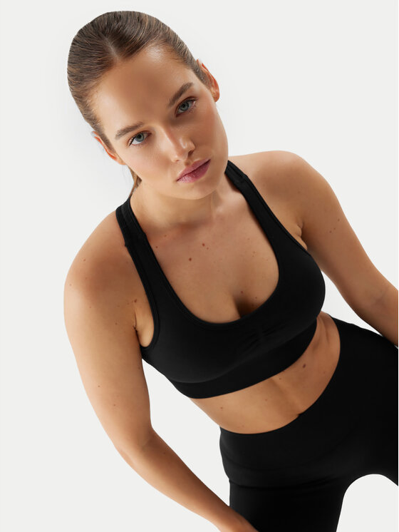 4F 4F Reggiseno sportivo 4FWSS24USBAF116 Nero