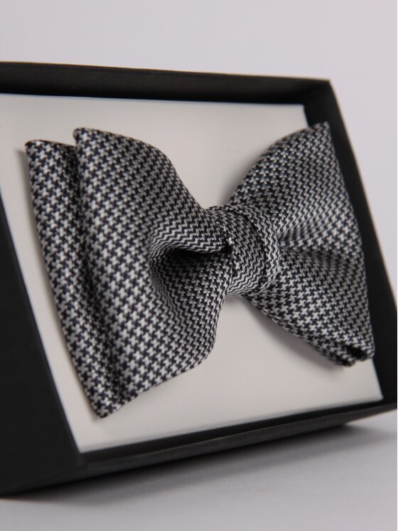 ELSNER ELSNER Παπιγιόν BUTTERFLY Z JEDWABNEGO ŻAKARDU A5334 Σκούρο μπλε