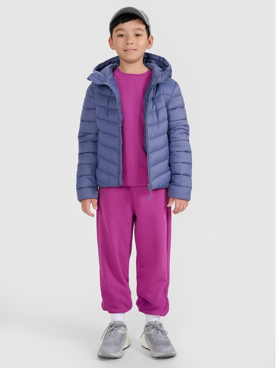 4F 4F Giubbotto piumino 4FJRAW25TDJAM0819-32S Blu scuro Regular Fit