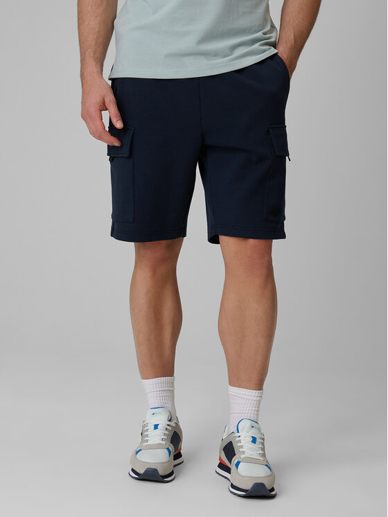 4F 4F Szorty sportowe COMMERCIAL 4 Granatowy Regular Fit
