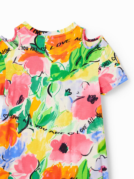 Desigual Desigual Ежедневна рокля 23SGVK14 Цветен Regular Fit