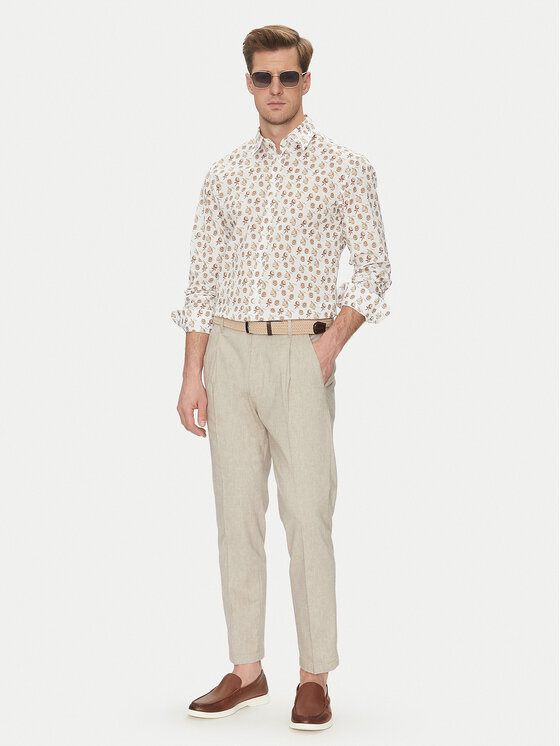 JOOP! Jeans JOOP! Jeans Koszula 15 JJSH-138Hanson3 30045984 Beżowy Modern Fit