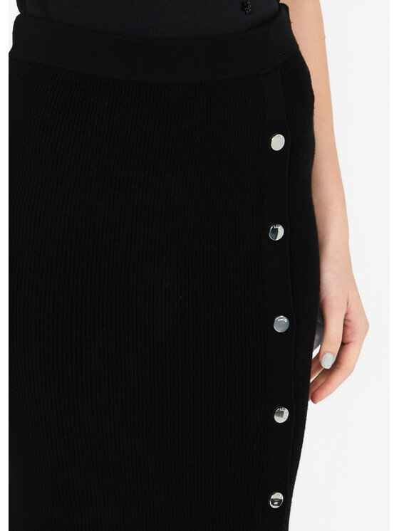 Liu Jo Liu Jo Spódnica maxi MF5372MS99E22222 Czarny Slim Fit